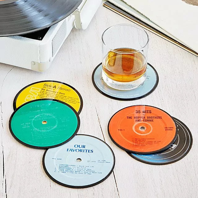 Vinyl Records Coasters