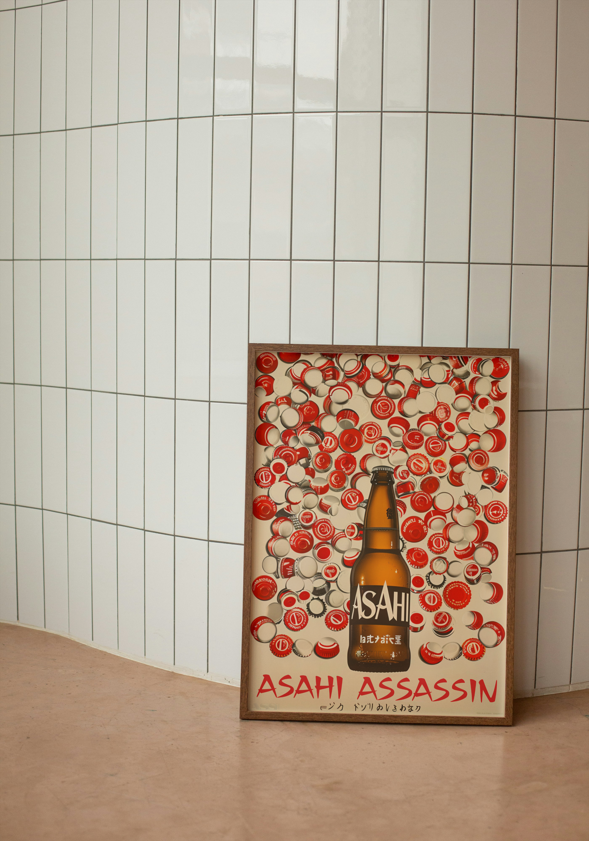 Asahi Assassin – Retro Beer Pop Art Print