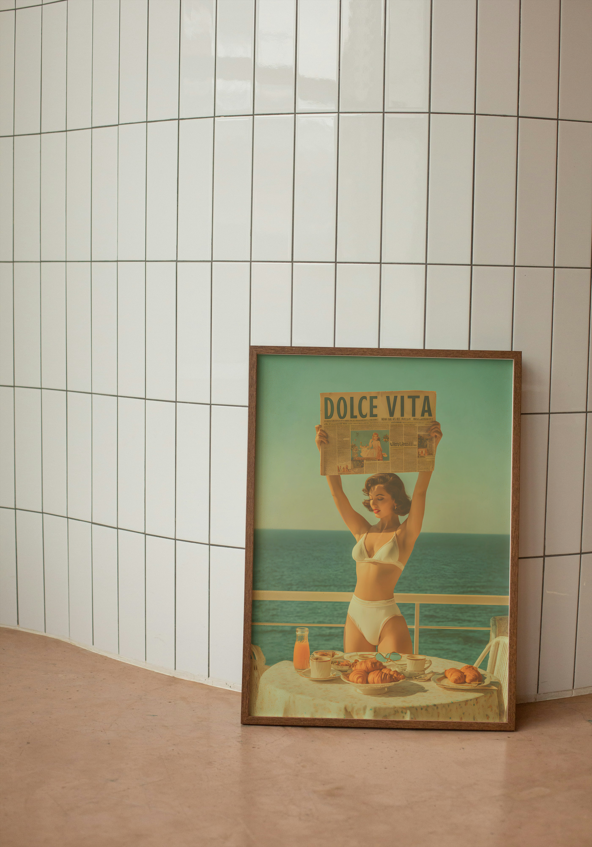 Dolce Vita II – Retro Lifestyle Print