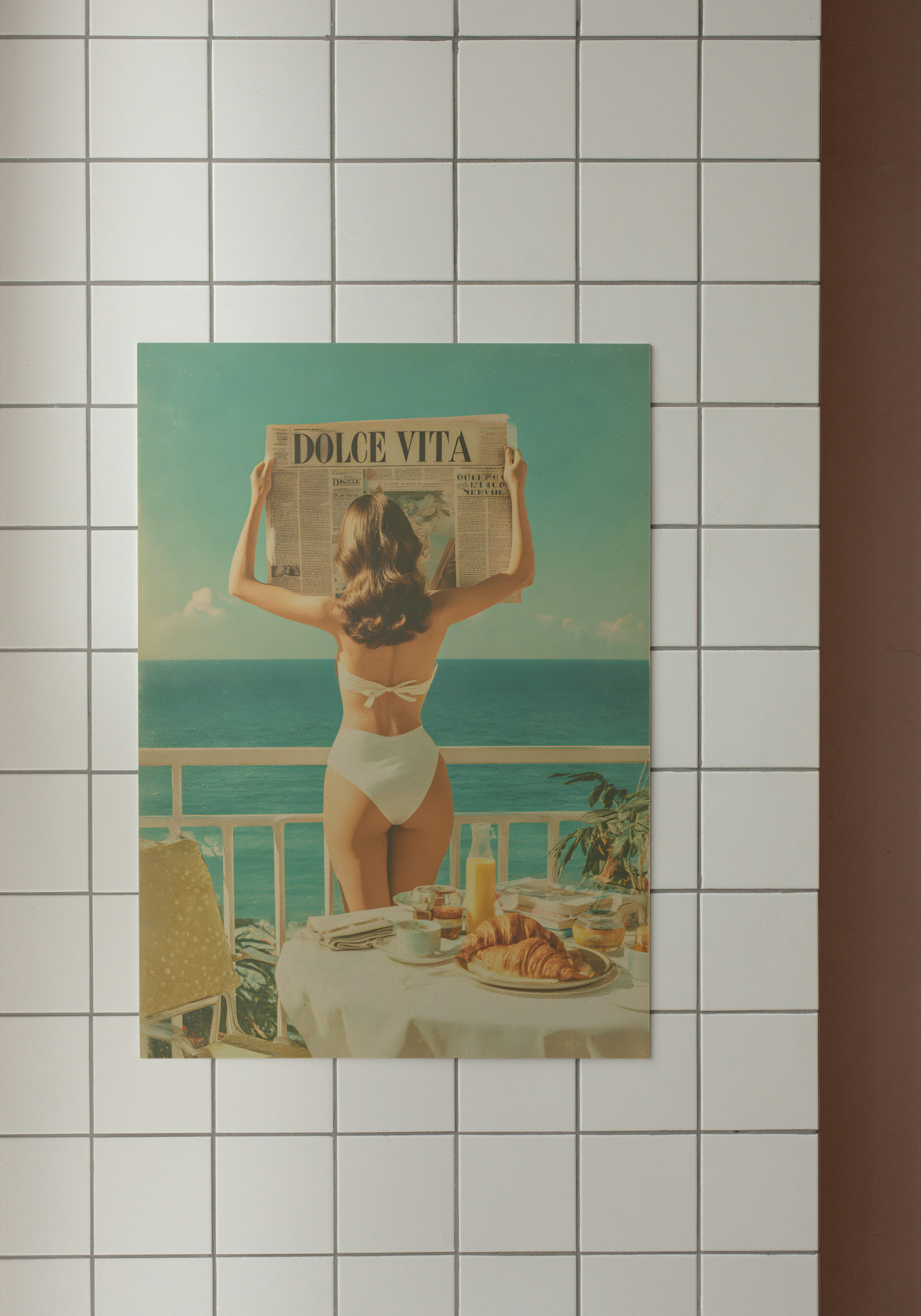 Dolce Vita – Retro Lifestyle Print