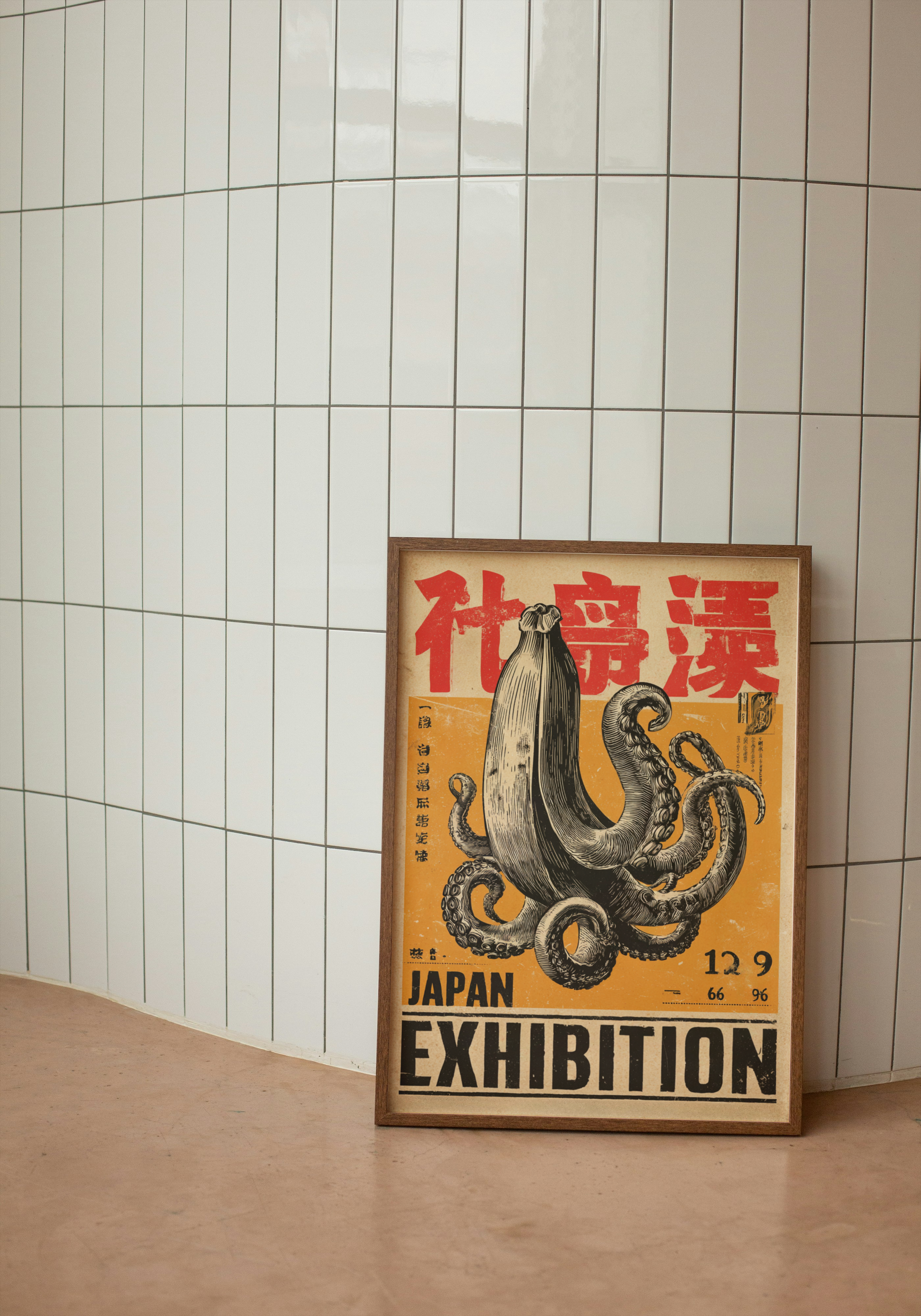 Japanese Octopus – Retro Exhibition Print