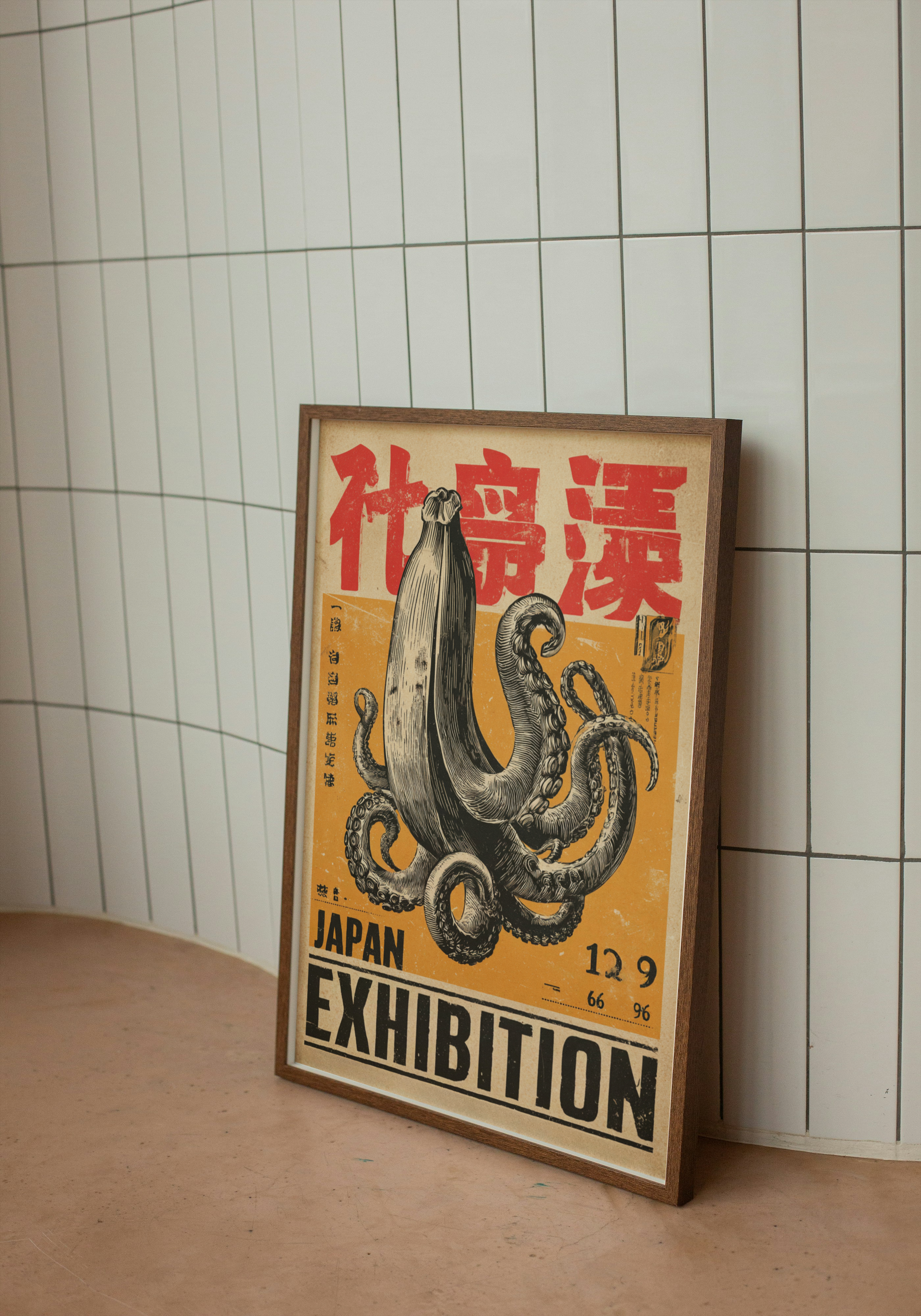 Japanese Octopus – Retro Exhibition Print