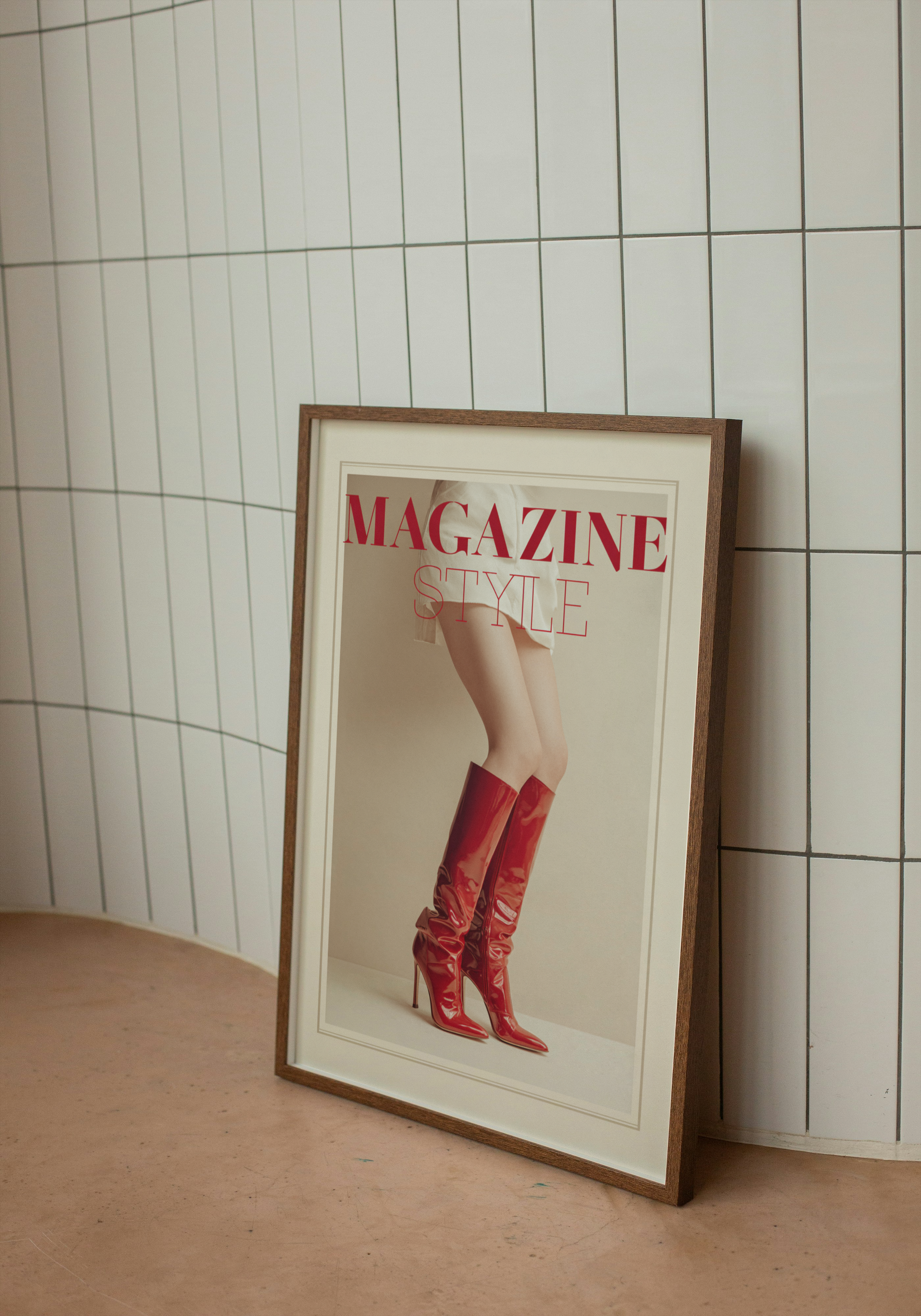 Magazine Style – Fashion Retro Print