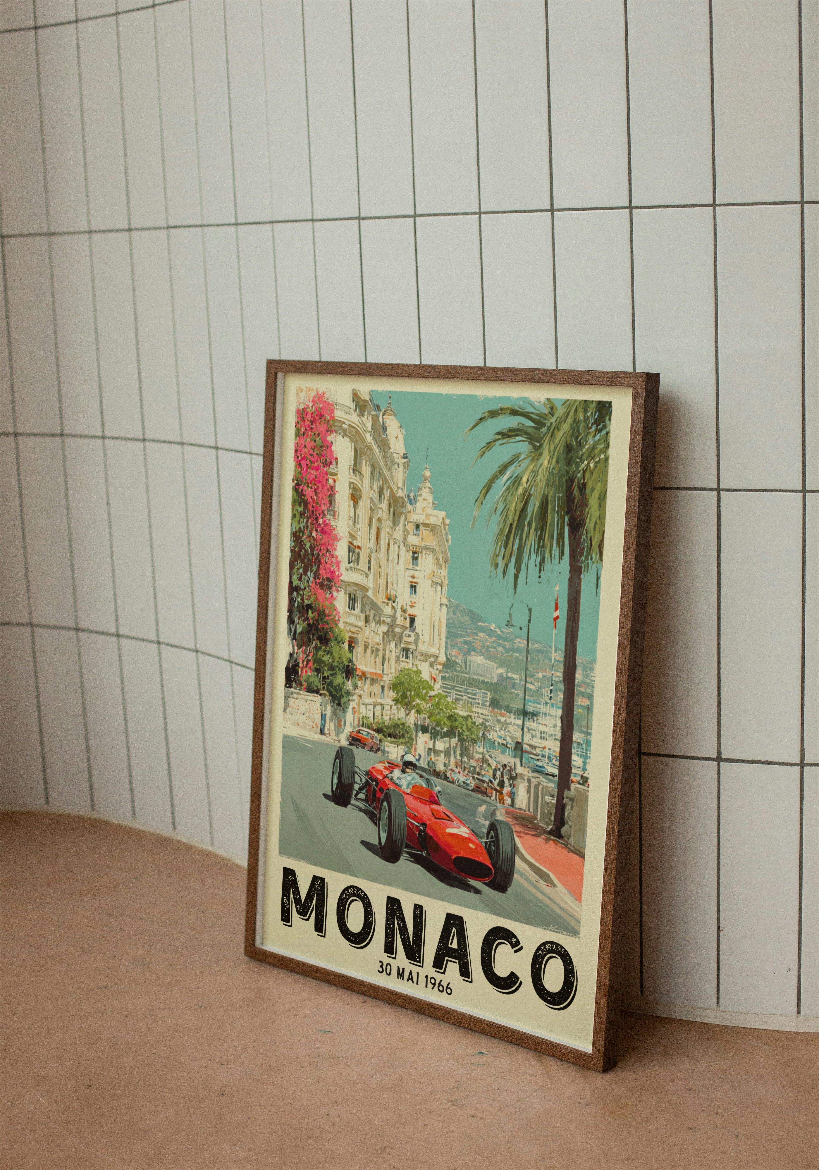 Monaco Grand Prix – Vintage Racing Print