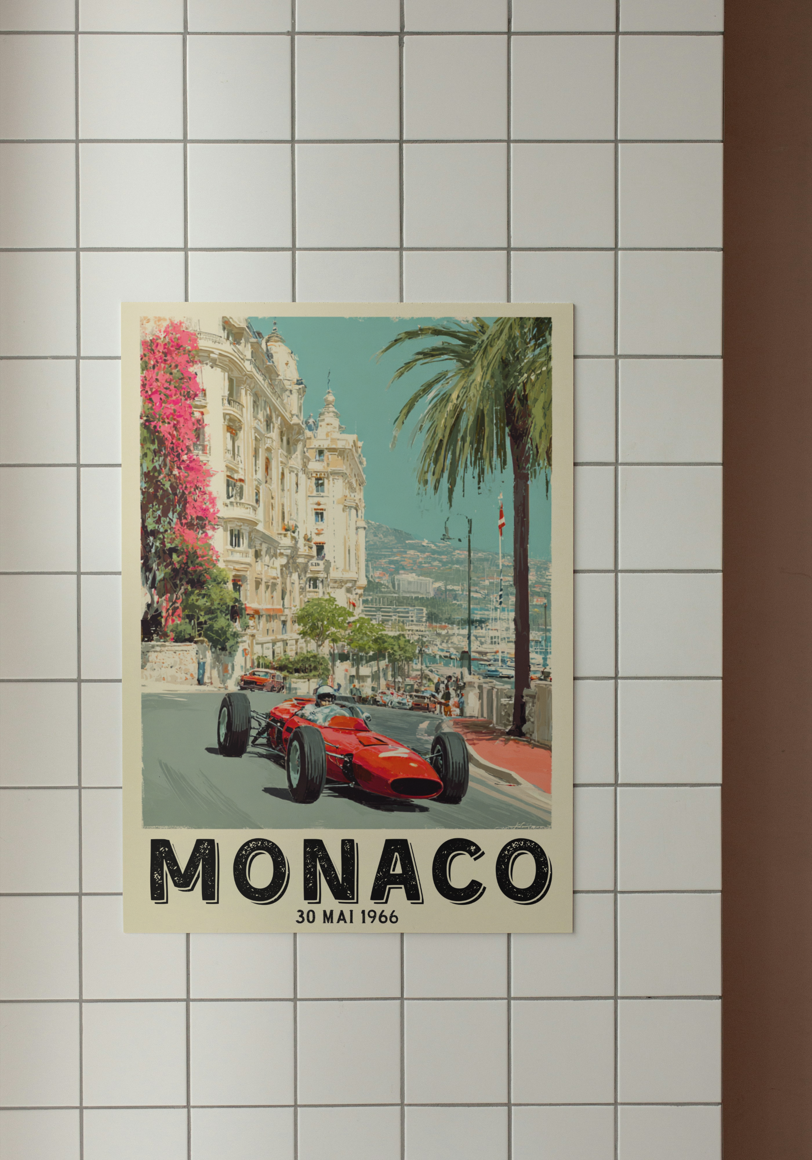 Monaco Grand Prix – Vintage Racing Print