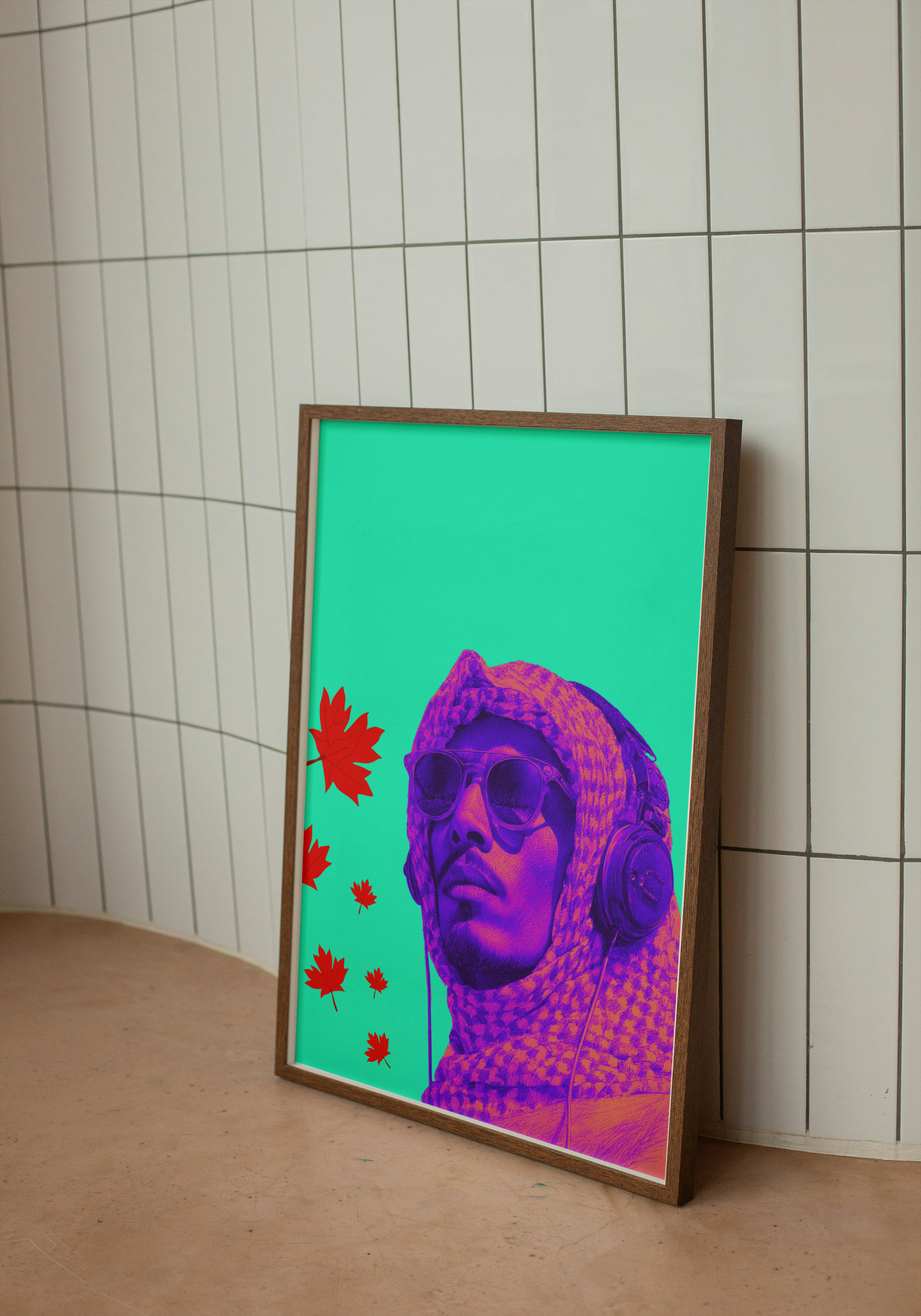 Saudi Music – Surreal Arab Pop Art Print