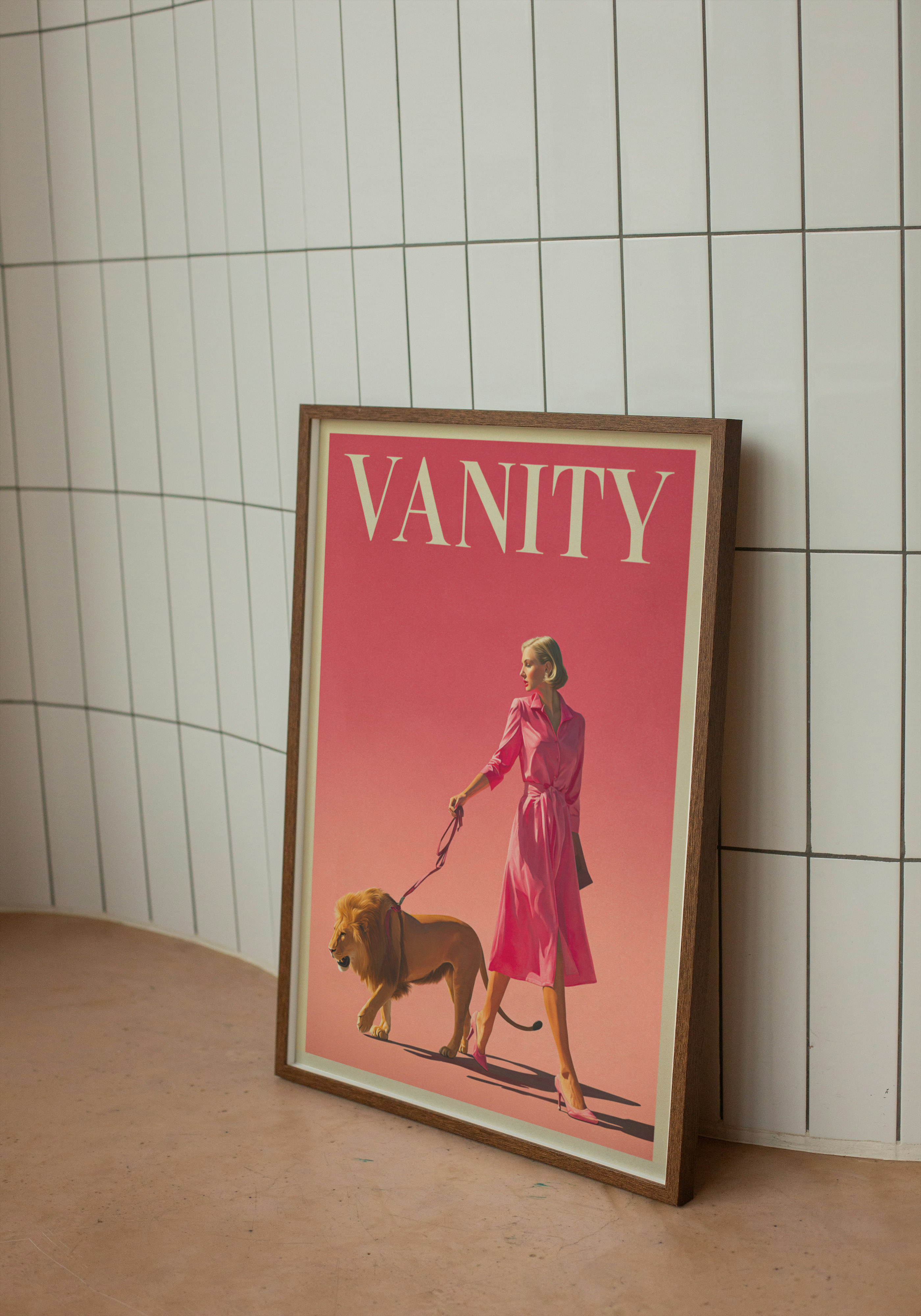 Vanity Walk – Retro Fashion Print