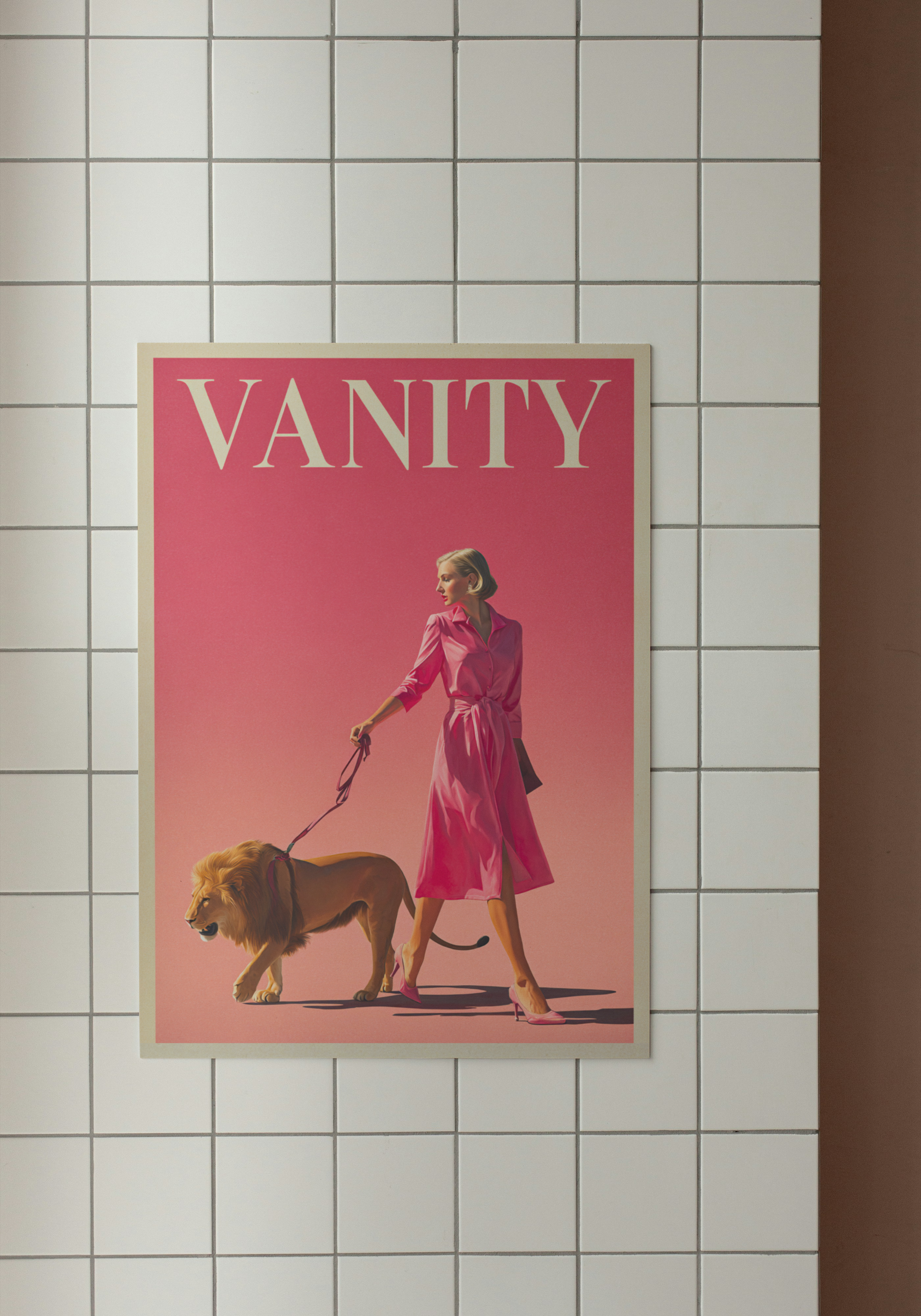Vanity Walk – Retro Fashion Print