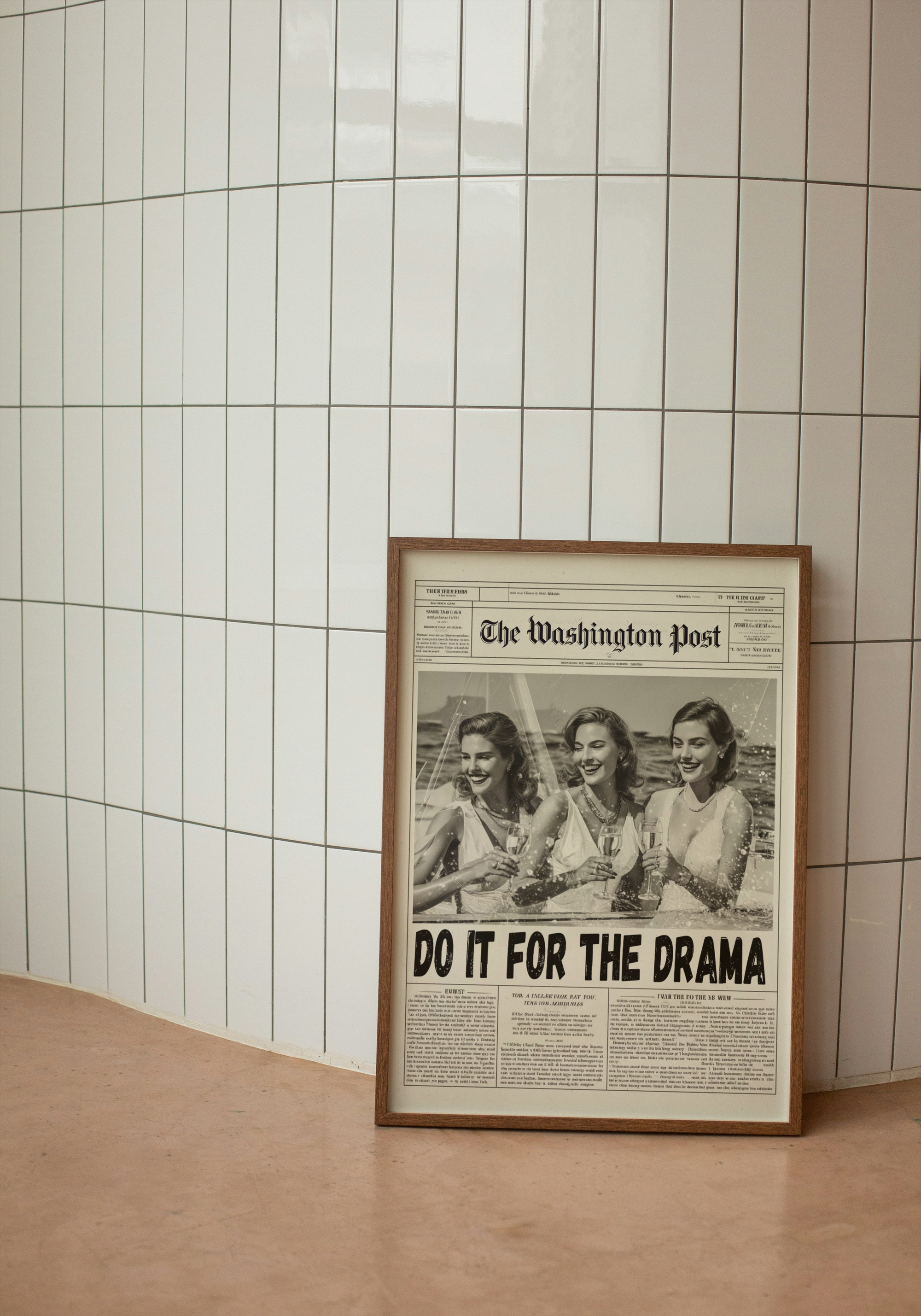 Vintage Newspaper – Retro Editorial Print