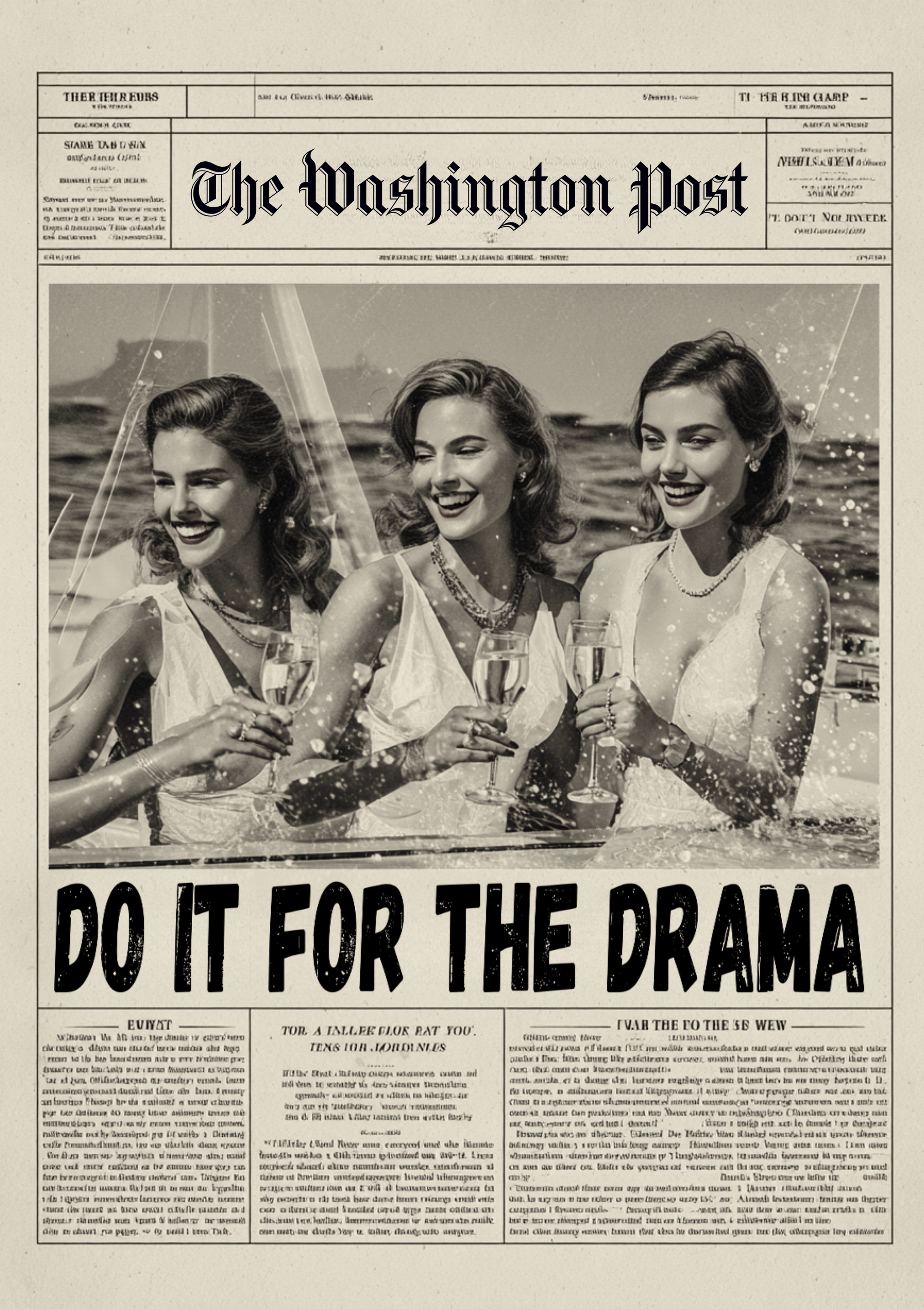 Vintage Newspaper – Retro Editorial Print