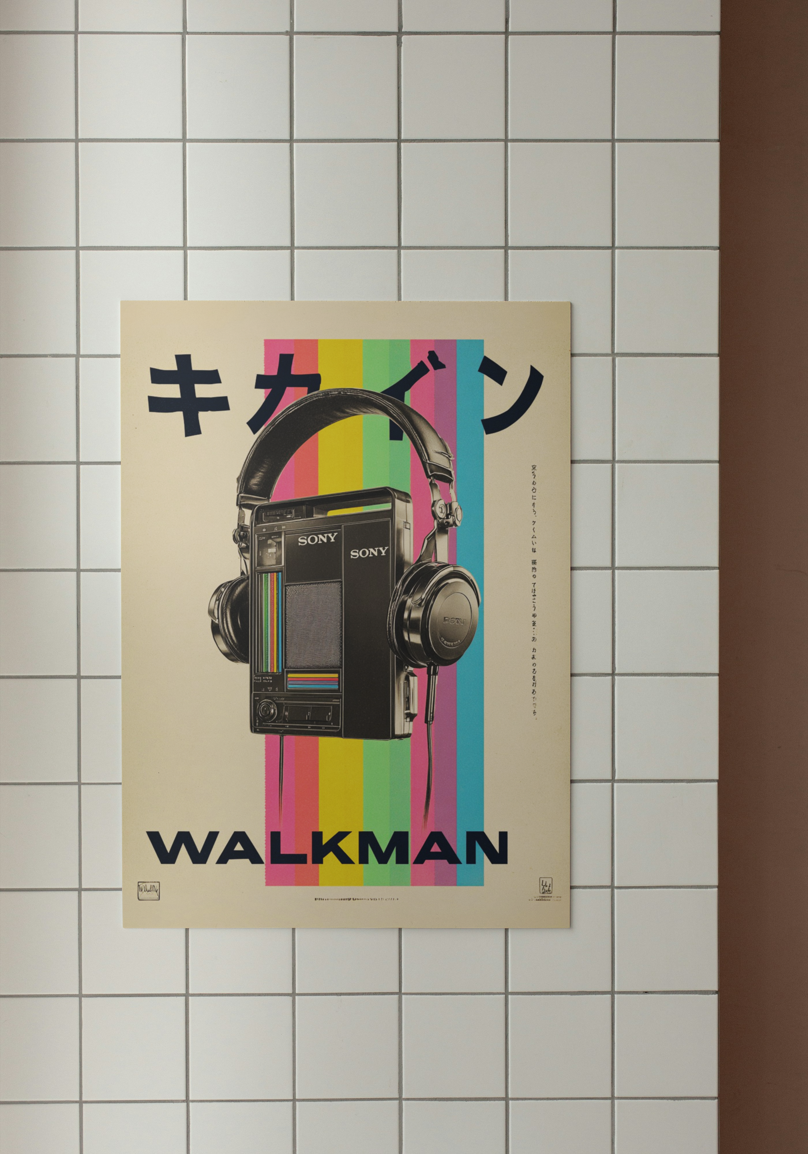 Walkman II – Retro Japanese Music Print