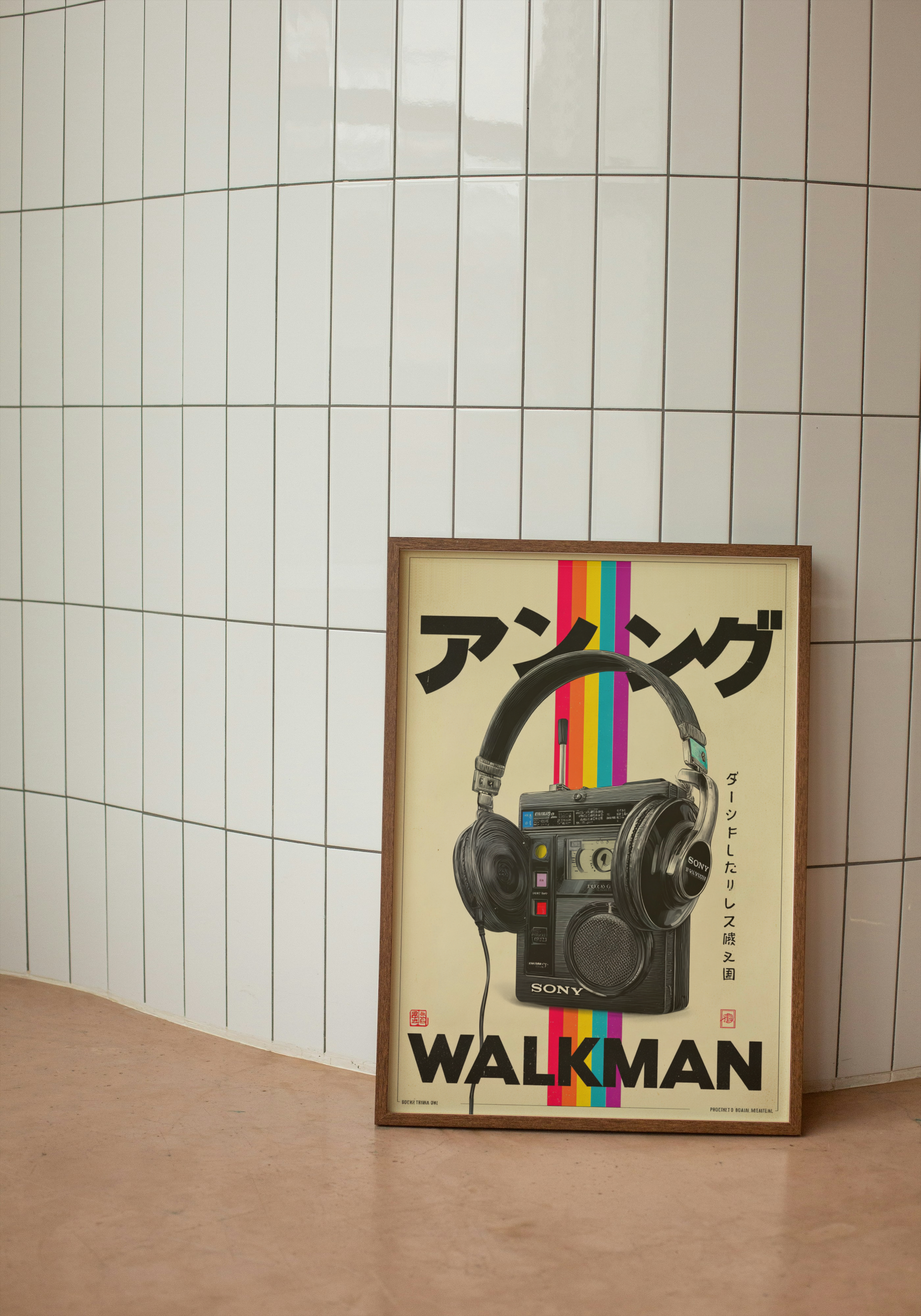 Walkman – Retro Japanese Music Print