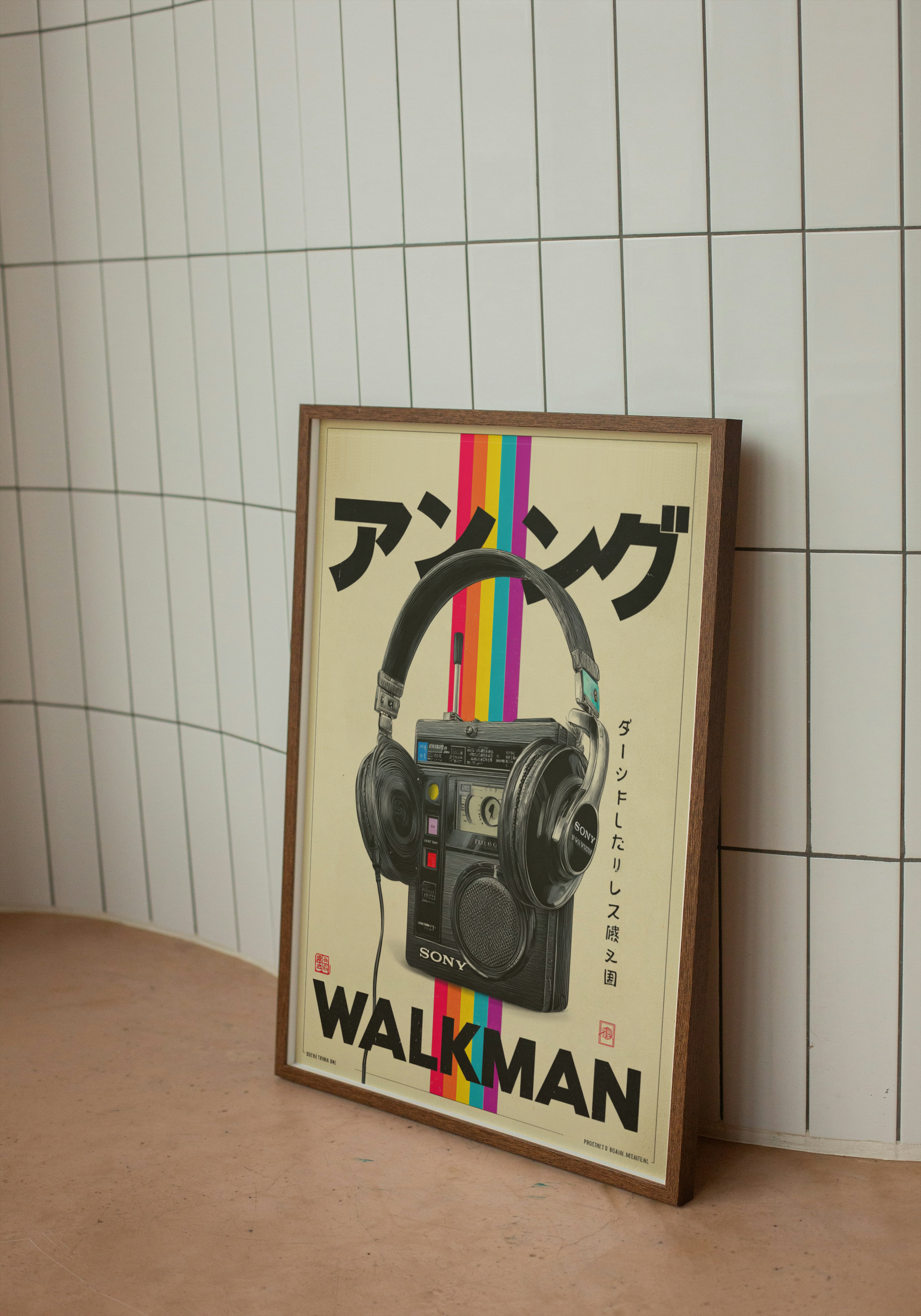 Walkman – Retro Japanese Music Print