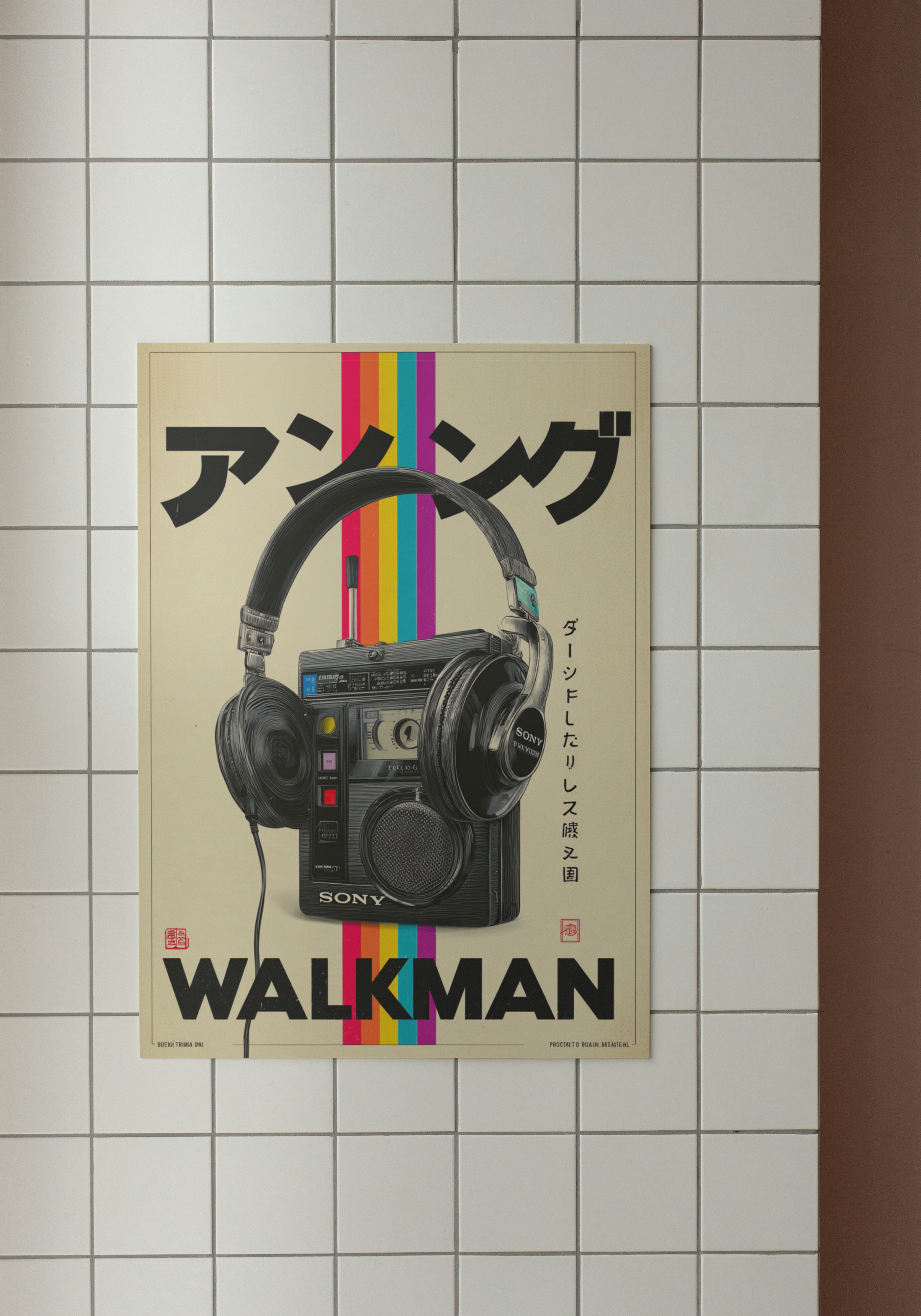 Walkman – Retro Japanese Music Print